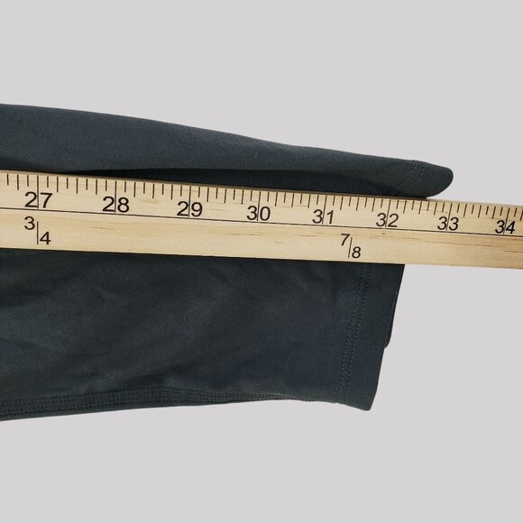 Nike Dri-Fit Long Sleeve Shirt Black Athletic Stretch Mens XL - Picture 9 of 10